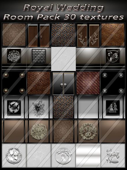 Royal Wedding Room Pack 30 textures