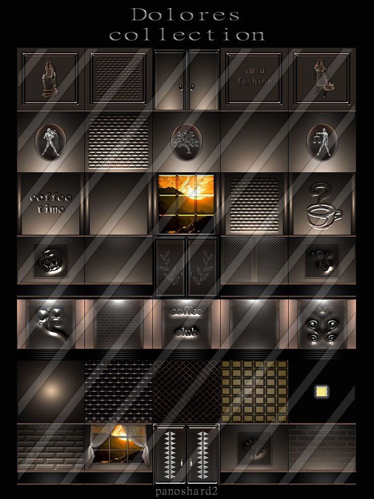 Black top collection 35 textures for imvu