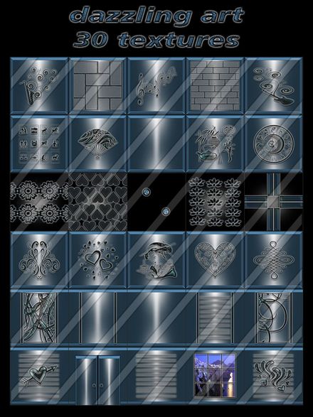 dazzling art 30 textures for for imvu