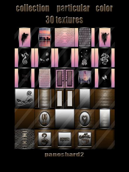 collection particular color 30 textures for imvu 