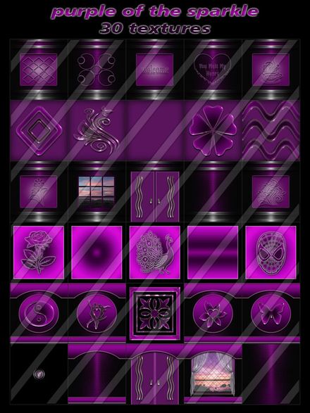 purple of the sparkle 30 textures new pack for imvu