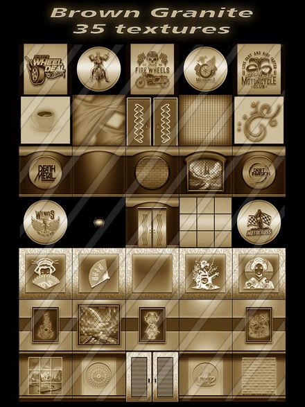 Brown Granite 35 textures