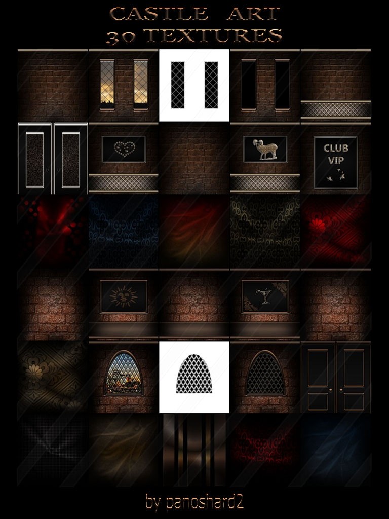 15 textures nails collection uber for imvu