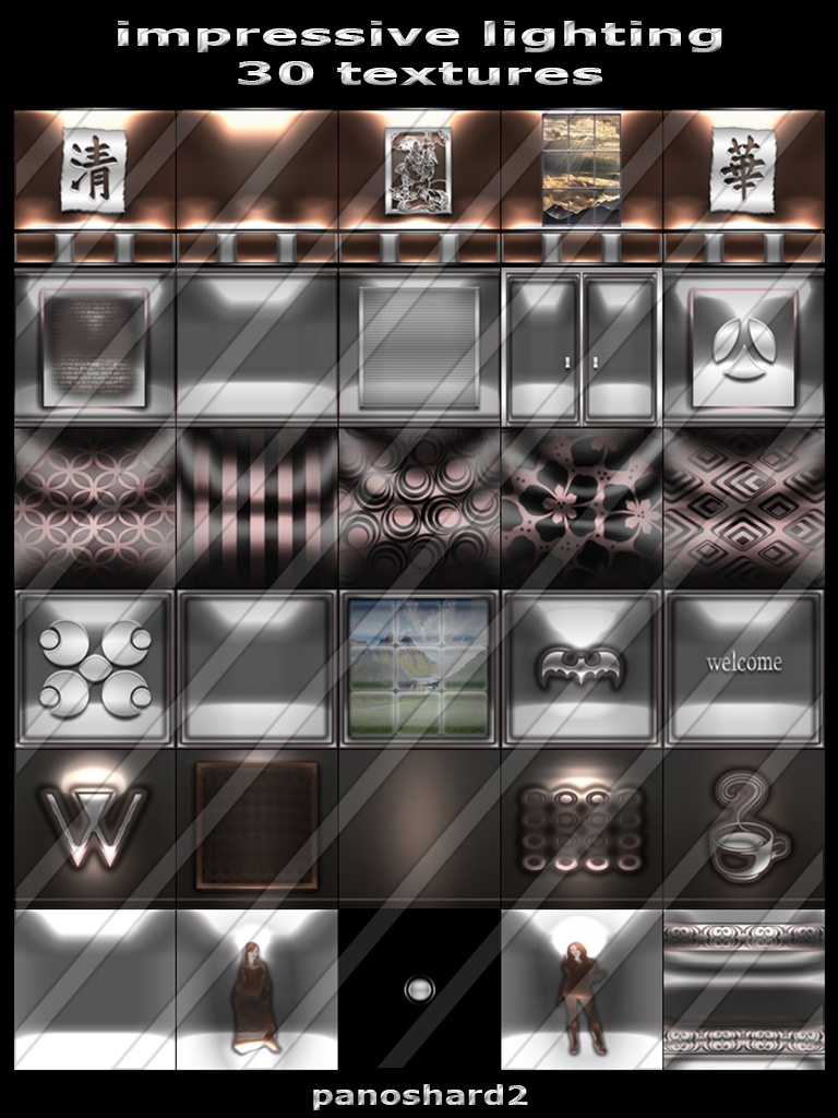 glowing wall collection 35 textures new pack