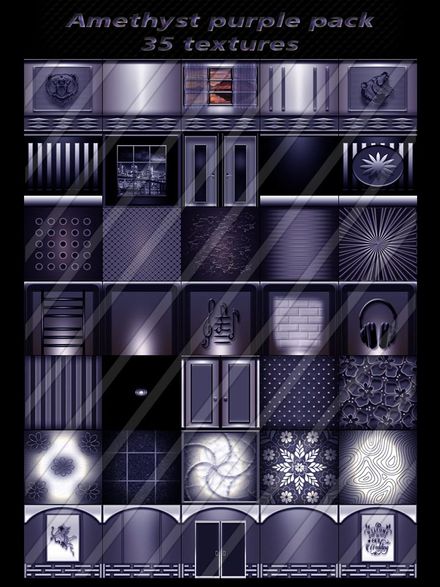 Amethyst purple pack 35 textures