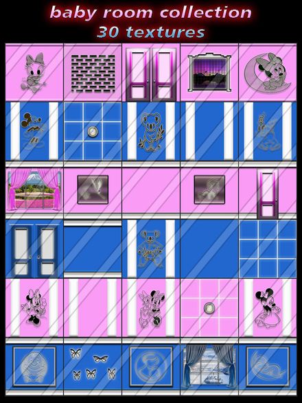 baby room collection 30 textures for creators