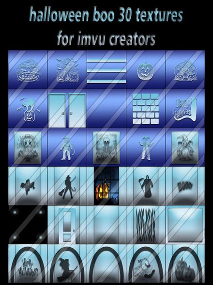 halloween boo 30 textures new pack for imvu creators