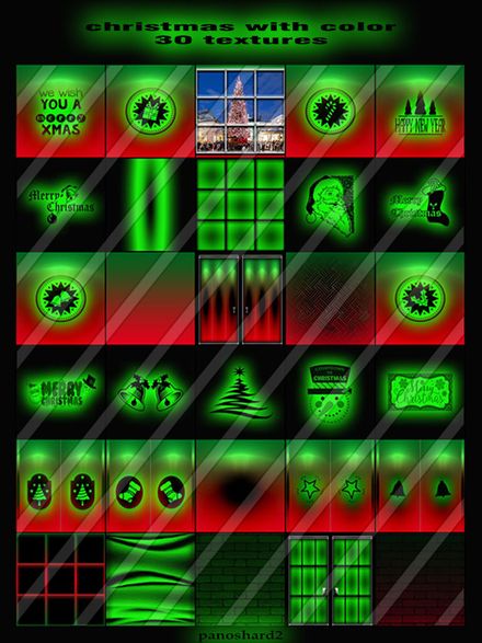 christmas with color 30 textures new pack for imvu creators