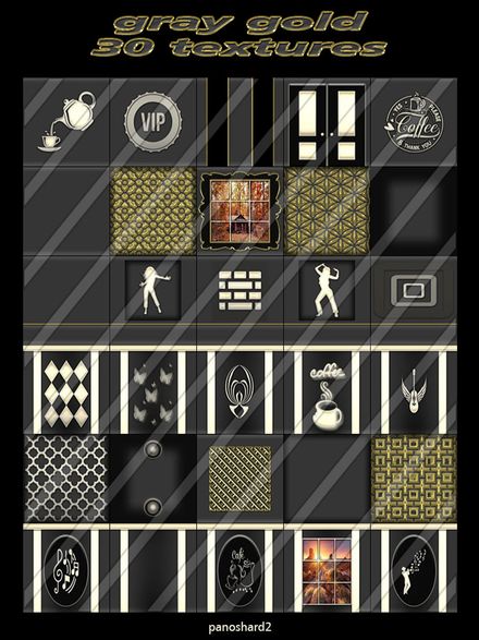 gray gold 30 textures for imvu