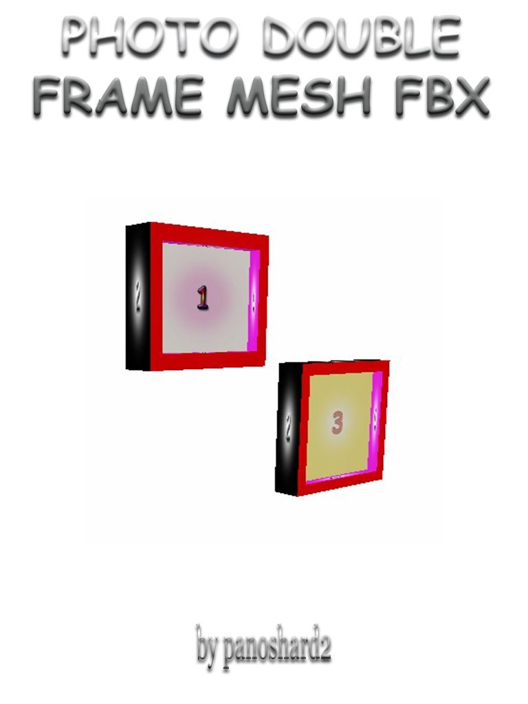 Photo double mesh frame for imvu