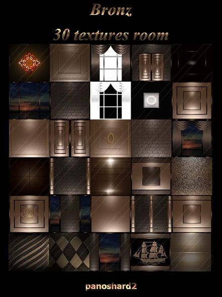 Bronz 30 textures for imvu rooms