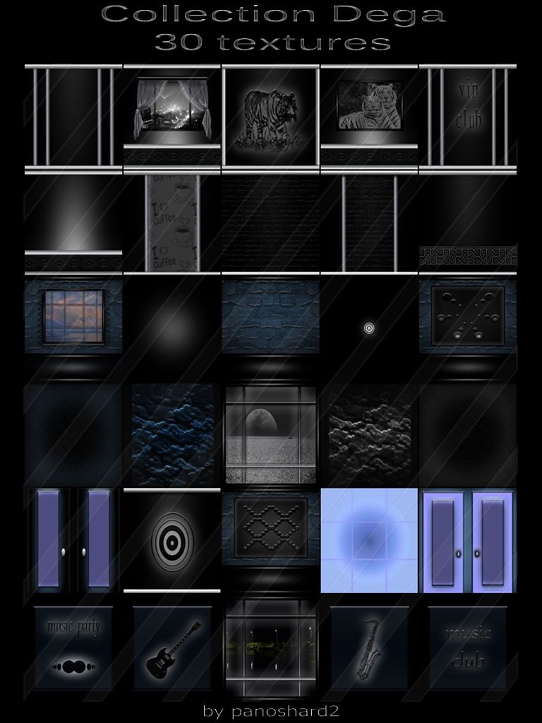 nails collection fon 15 textures for imvu