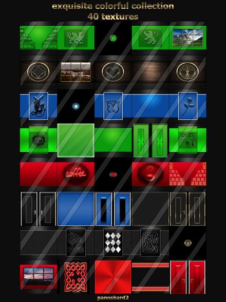 exquisite colorful collection 40 textures for imvu creators