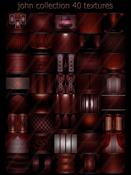 10 nails textures and opacity for imvu