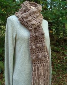 Popcorn Ladder Scarf - PA-239