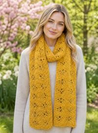 Fluttering Fans Scarf - PA-324 