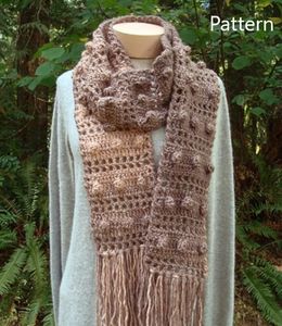 Popcorn Ladder Scarf