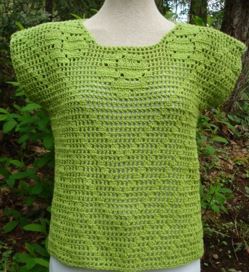 Filet Crochet T-Shirt - PW-203