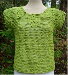 Filet Crochet T-Shirt 