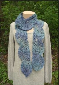 Cascading Pineapples Scarf - PA-301