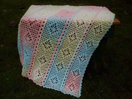 Lacy Diamonds Baby Blanket