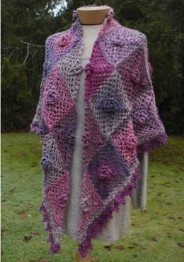 Victorian Rose Shawl