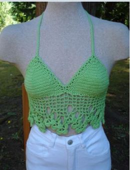 Trellis Bouquet Halter Top