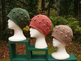 Popcorn Stitch Beanies 