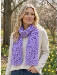 Tea Rose Dream Scarf - PA-325
