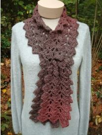 Lacy Keyhole Scarf - PA-330