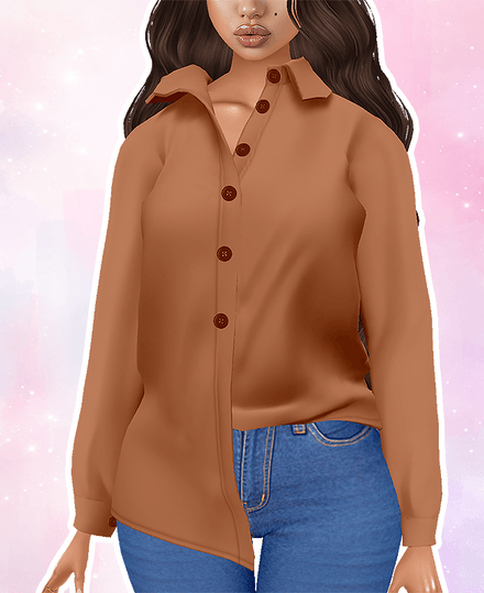 MESH - Silky Tucked Shirt 