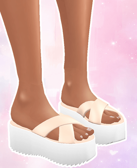 MESH - Platform Slippers