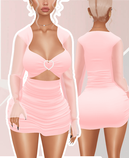 MESH - Princess Pink Dress