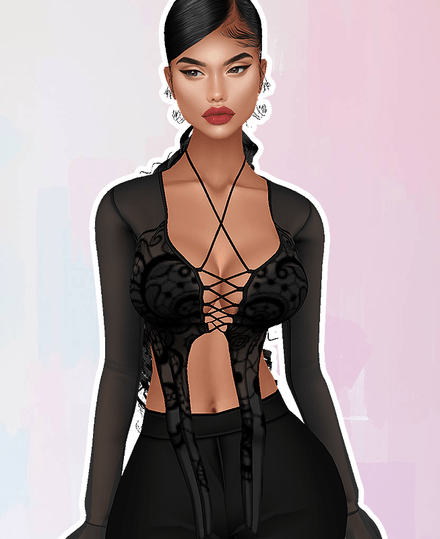 MESH - Goth Lace Sweater