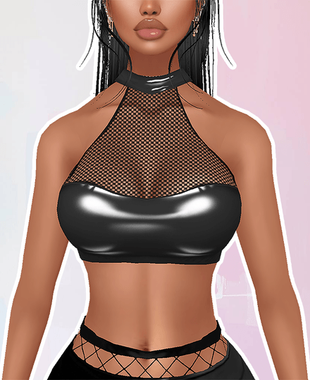 MESH - Mesh &amp; Latex Top