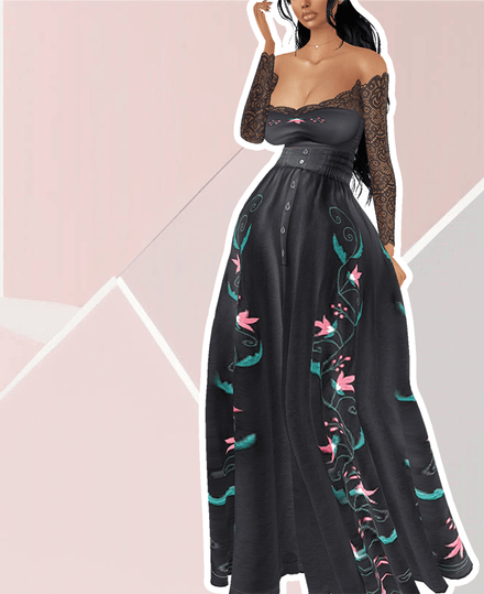 TEXTURE - Modest Fairytale Skirt 