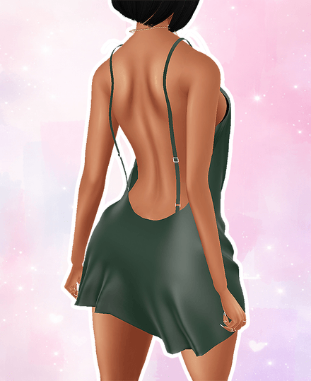 MESH - Open Back Dress 