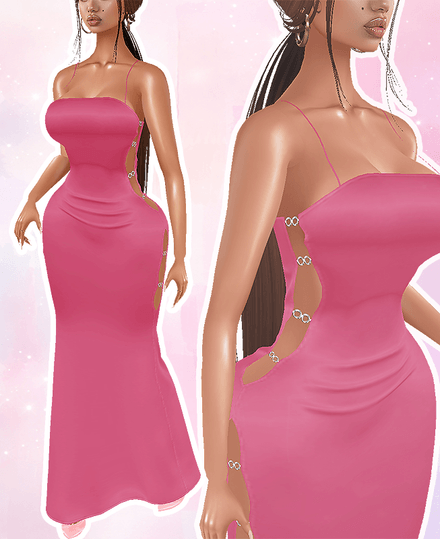 MESH - Satin Maxi