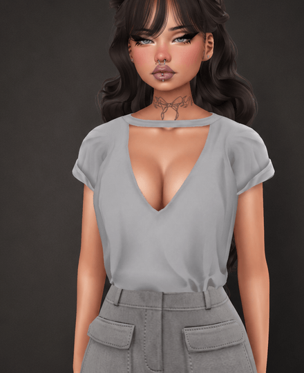 MESH - Tucked Biker Tee 
