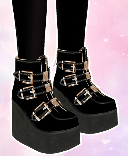MESH - Y2K Emo Boots 