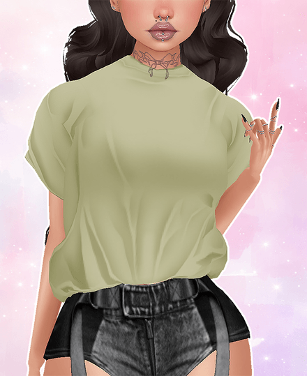 MESH - Simple Tucked Tee