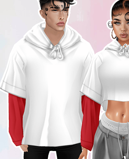 MESH - Layered Hoodie M