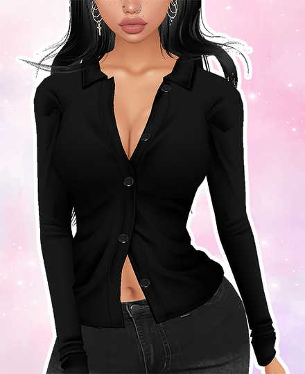 MESH - Black Cardi