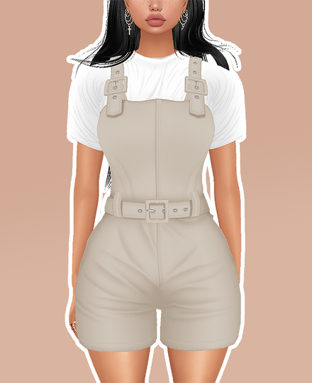MESH - Tan Dungarees
