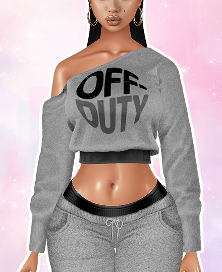 MESH - Off Shoulder Sweater