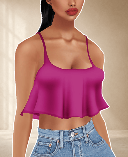 MESH - Ruffle Tanktop