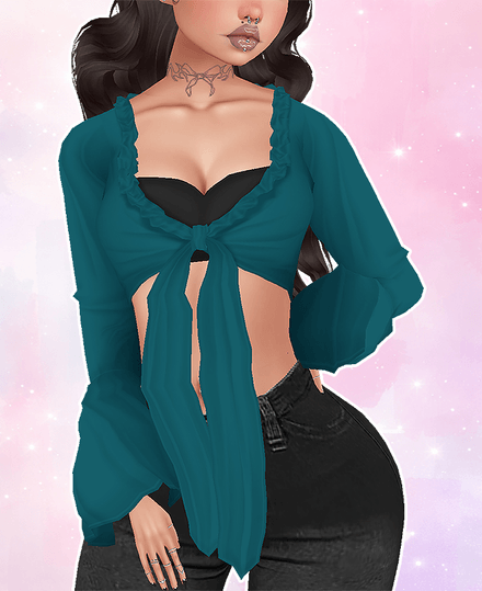 MESH - Tied Gothic Top 