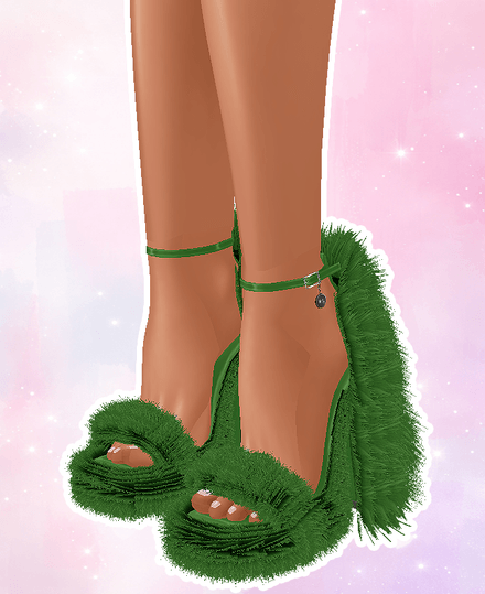 MESH - Fur Monster Heels