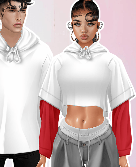 MESH - Layered Hoodie F