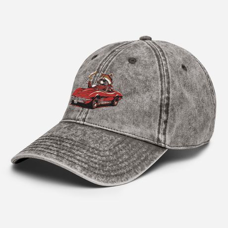 Wasbeer pet vintage denim